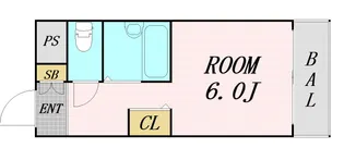 ラフォーレ桜宮2【5階】の間取り