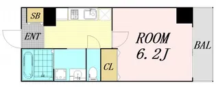 みおつくし都島【5階】の間取り