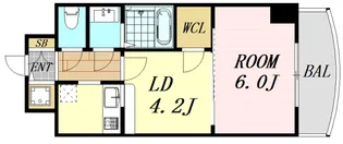 ノルデンタワー新大阪アネックス【12階】の間取り