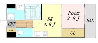 EL-Sia Shin-Osaka【6階】の間取り