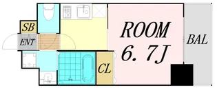 S-FORT福島LaLuna【7階】の間取り