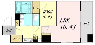 大阪府大阪市淀川区東三国5丁目【マンション】の間取り