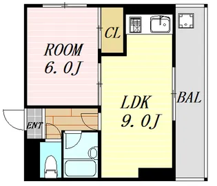 ベルデハイム【5階】の間取り