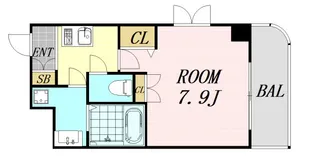 アーデン江坂3【6階】の間取り