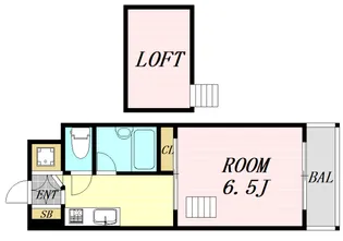 FIVE TWO【8階】の間取り