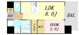 セレニテ天六ミラク【6階】の間取り