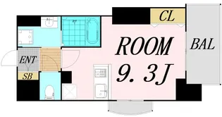 Luxe新大阪4【12階】の間取り