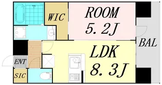 リッツ新大阪【2階】の間取り