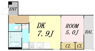 フジパレス出来島EASTⅠ番館【3階】の間取り