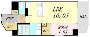 1LDKの間取り画像