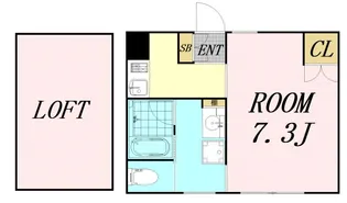 パロス江坂垂水町【2階】の間取り