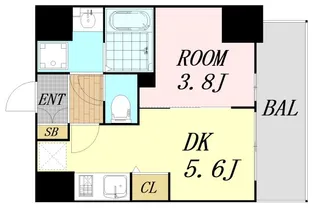 リヴェント福島野田【5階】の間取り