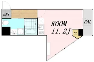 グラート梅田【4階】の間取り