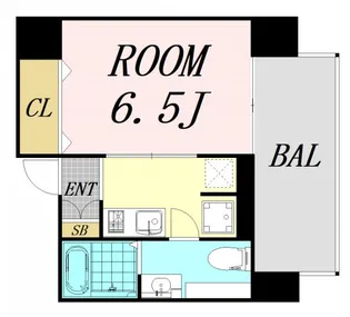 大阪府吹田市広芝町【マンション】の間取り