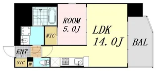 プレジオ九条【12階】の間取り