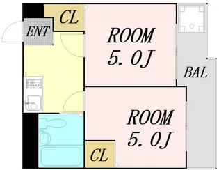 アメニティー新高一番館【2階】の間取り