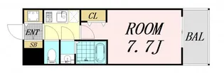 S-RESIDENCE三国WEST【10階】の間取り