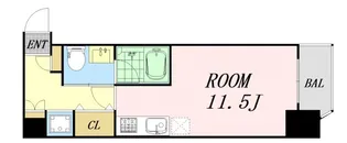 大阪府大阪市西区江戸堀1丁目【マンション】の間取り