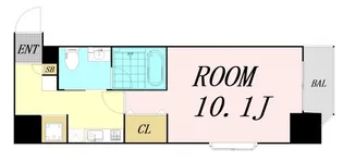 アーデン土佐堀【12階】の間取り