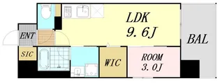 リヴェント難波サウス【5階】の間取り