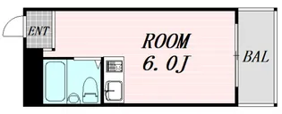 サンハイツ【1階】の間取り