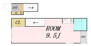 大阪府大阪市淀川区十八条2丁目【アパート】の間取り