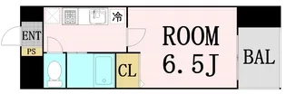 HOPE CITY天神橋【7階】の間取り