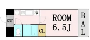 HOPE CITY天神橋【12階】の間取り