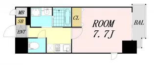 La Douceur梅田East【8階】の間取り