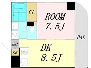 レクシア新大阪【11階】の間取り