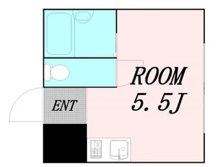 メゾンドリュウ玉造【1階】の間取り