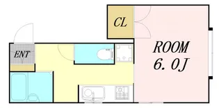 北村ハイツ【2階】の間取り