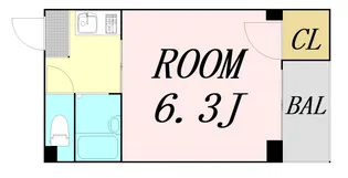 フローラルステージ桜ノ宮【3階】の間取り