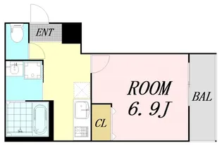 フジパレス出来島Ⅱ番館【3階】の間取り