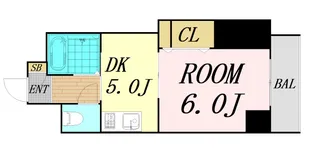 ノルデンハイム天神橋【11階】の間取り