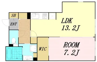 BRAVI南堀江【6階】の間取り