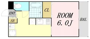 大阪府吹田市円山町【マンション】の間取り