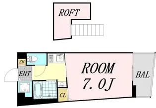 エステムコート新大阪3ステーションプラザ【2階】の間取り