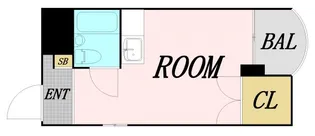 桜ノ宮シティハイツ【5階】の間取り