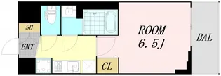 CITY LUX NAMBA SOUTH【10階】の間取り