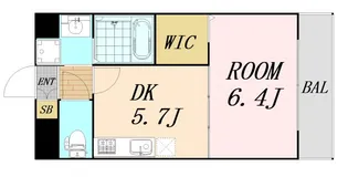 ベルデュール楓【4階】の間取り