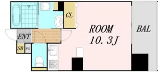 エスポルテ福島【3階】の間取り