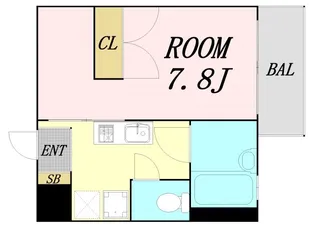 ボヌールエイワ【3階】の間取り