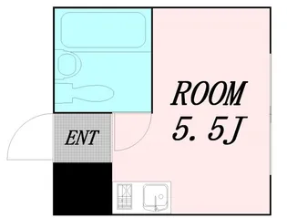 メゾンドリュウ玉造【4階】の間取り