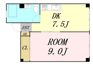 貴志ビル【4階】の間取り