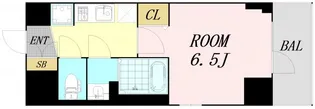 CITY LUX NAMBA SOUTH【13階】の間取り