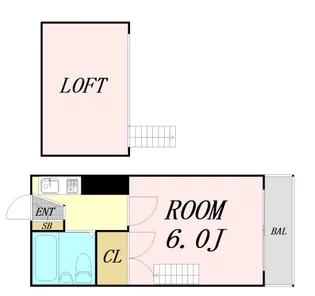 桜リバーテラス【2階】の間取り