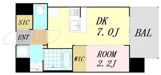セレニテ十三ミラク【9階】の間取り