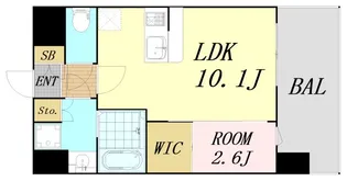 セレニテ十三ミラク 【13階】の間取り