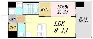 セレニテ十三ミラク 【8階】の間取り
